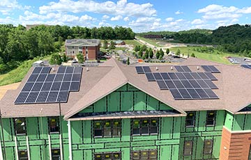 Apartment Solar Array Pittsburgh