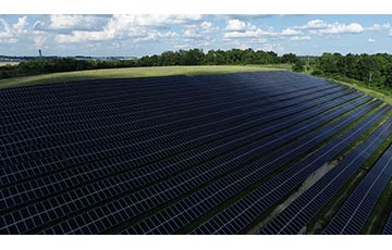 EIS Solar Pittsburgh Airport Microgrid Aerial View