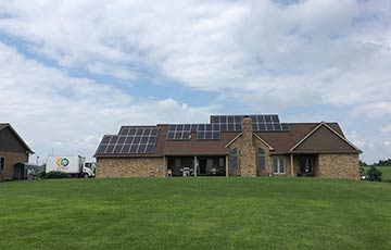 EIS Solar Residential Roof Installation