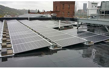 Flat Roof Solar Installation