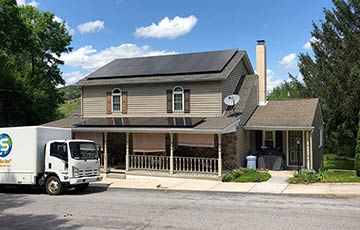 Pittsburgh Home With Solar Panels