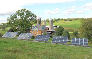 Solar Ground Array On Western Pa Farm