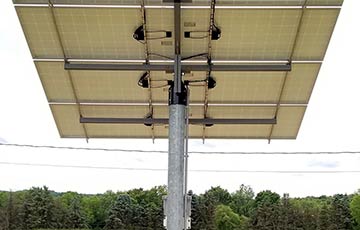 Solar Pole On Farm In Pa