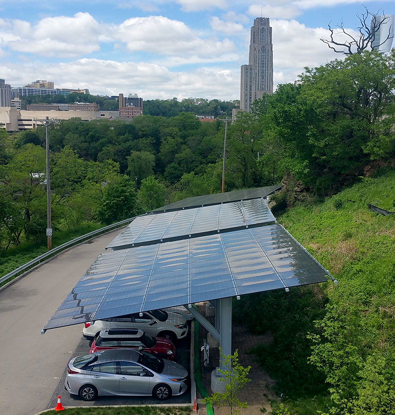 Phipps Solar Canopy In Pittsburgh